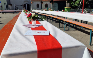 Längste Festtafel Bayerns
