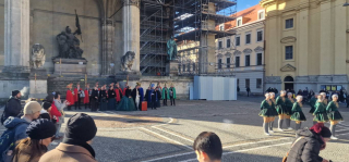 Auftritt Odeonsplatz