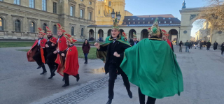 Auftritt Odeonsplatz